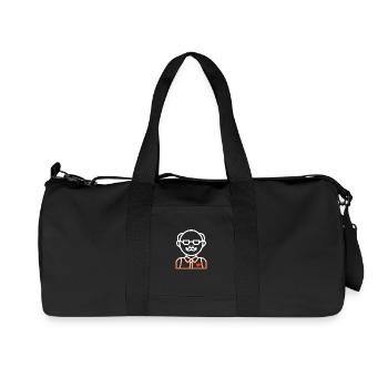 papa père papou humour blague cadeau PAPI PAPY G - Sac de sport en toile recyclée Stanley/Stella - noir - Devant