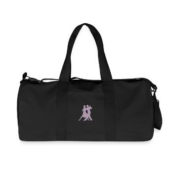 Minimalistische Tanz Silhouette Lateinamerikanisch - Recycelte Canvas-Sporttasche von Stanley/Stella - Schwarz - Vorne