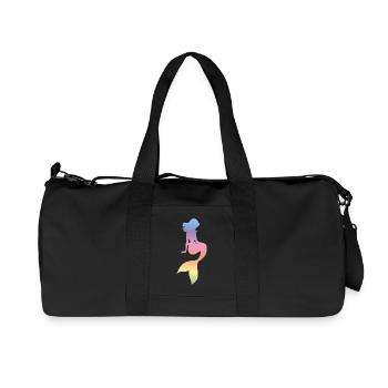 Meerjungfrau - Recycelte Canvas-Sporttasche von Stanley/Stella - Schwarz - Vorne