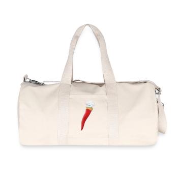 Curniciello Napoletano - The Little Horn - Recycled Canvas Sports Bag by Stanley/Stella - natural - Front