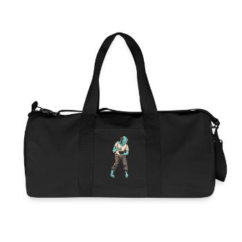 Zombie Halloween Ramen - Recycled Canvas Sports Bag by Stanley/Stella - black - Front