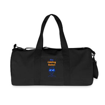Le petit-fils chéri - Sac de sport en toile recyclée Stanley/Stella - noir - Devant