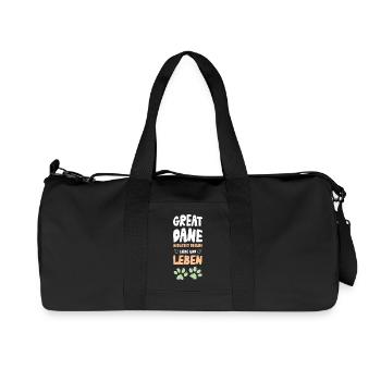 Great Dane - Recycled Canvas Sports Bag by Stanley/Stella - black - Front