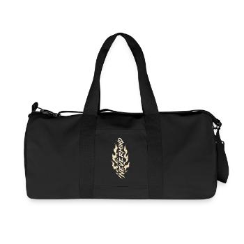 Ganz zu schweigen von Flame Streetwear - Recycelte Canvas-Sporttasche von Stanley/Stella - Schwarz - Vorne