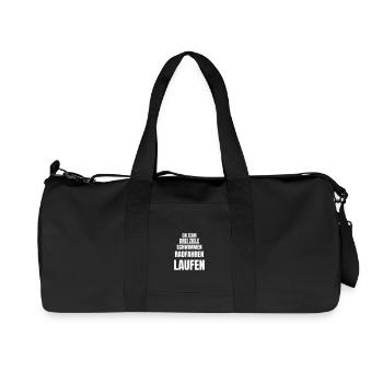 Triathlon Team - Recycelte Canvas-Sporttasche von Stanley/Stella - Schwarz - Vorne