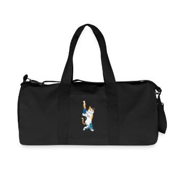 Battes de cricket Cat - Sac de sport en toile recyclée Stanley/Stella - noir - Devant