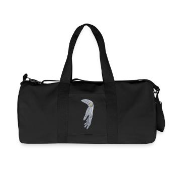 Alien Robotik Hand Geschenk - Recycelte Canvas-Sporttasche von Stanley/Stella - Schwarz - Vorne