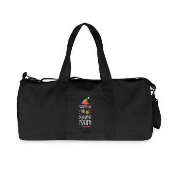 Christmas Cooking Team - Recycelte Canvas-Sporttasche von Stanley/Stella - Schwarz - Vorne