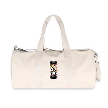 67 Fuel Energy Can 67 Caffeine Power - Recycled Canvas Sports Bag by Stanley/Stella - natural - Front