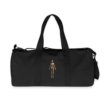 os du squelette squelette osseux crâne schaedel140 - Sac de sport en toile recyclée Stanley/Stella - noir - Devant
