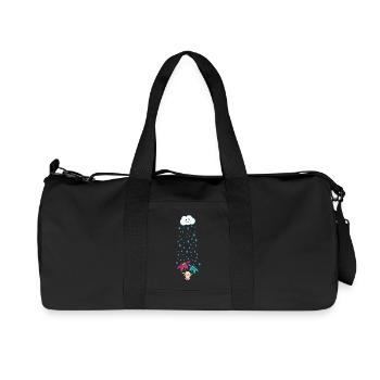 Shirt de maternité douce - Sac de sport en toile recyclée Stanley/Stella - noir - Devant