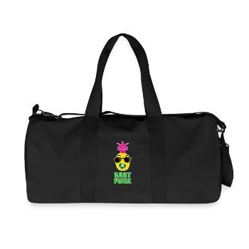 Bébé Punk Ananas cool - Sac de sport en toile recyclée Stanley/Stella - noir - Devant