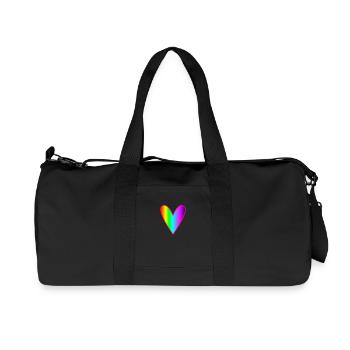 MAMAN. FÊTE DES MÈRES. BONNE FÊTE MAMAN. JE T'AIME - Sac de sport en toile recyclée Stanley/Stella - noir - Devant