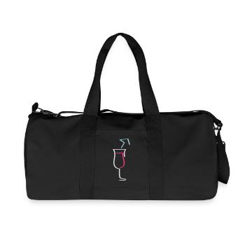 cocktail - Recycelte Canvas-Sporttasche von Stanley/Stella - Schwarz - Vorne