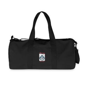 Shrimply the best word game - Recycled Canvas Sports Bag by Stanley/Stella - black - Front