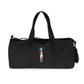 Street Art Fille 23238 - Sac de sport en toile recyclée Stanley/Stella - noir - Devant