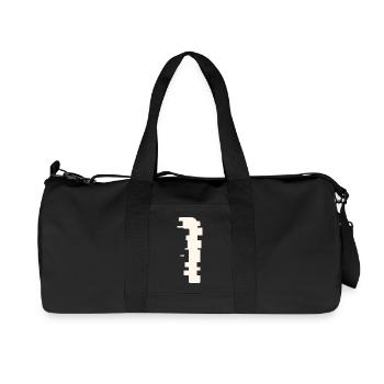 1 - Recycelte Canvas-Sporttasche von Stanley/Stella - Schwarz - Vorne