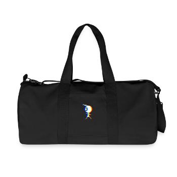 EDM - Alien - Glitch Rave Style - Recycelte Canvas-Sporttasche von Stanley/Stella - Schwarz - Vorne