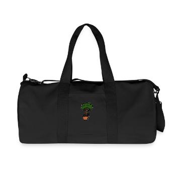 Bonsai Tree Hobby Gift Idea Relaxation - Recycled Canvas Sports Bag by Stanley/Stella - black - Front