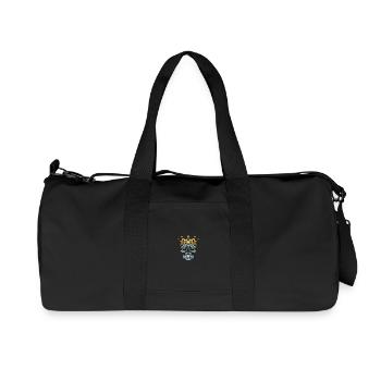 Crâne Roi - Sac de sport en toile recyclée Stanley/Stella - noir - Devant