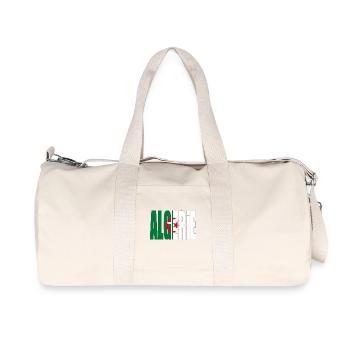 algeria - Recycelte Canvas-Sporttasche von Stanley/Stella - Naturweiß - Vorne