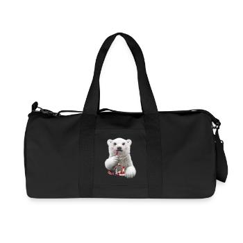 PAULA LIPSTICK - Sac de sport en toile recyclée Stanley/Stella - noir - Devant
