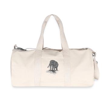 Selfdefense - Sac de sport en toile recyclée Stanley/Stella - blanc naturel - Devant