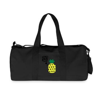 Dies, das, Ananas! Tasse - Recycelte Canvas-Sporttasche von Stanley/Stella - Schwarz - Vorne
