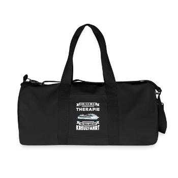 Croisière shirt - bateau de croisière - cadeau - Sac de sport en toile recyclée Stanley/Stella - noir - Devant