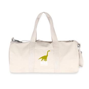 Brachiosaurus Dino - Size matters - Recycled Canvas Sports Bag by Stanley/Stella - natural - Front