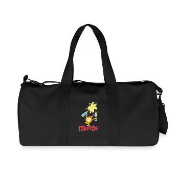 Munga Festa - Recycelte Canvas-Sporttasche von Stanley/Stella - Schwarz - Vorne