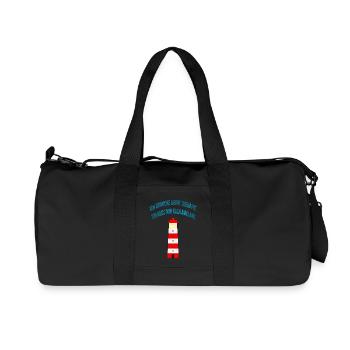 Therapy? - I just have to go to Ameland. - Recycled Canvas Sports Bag by Stanley/Stella - black - Front