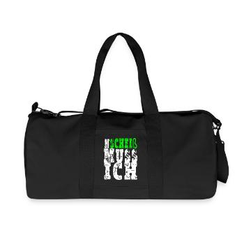 Je dois chier - Sac de sport en toile recyclée Stanley/Stella - noir - Devant