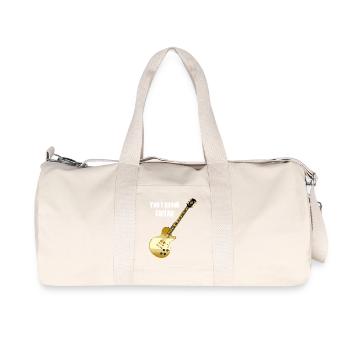 Yes I speak guitar saying 'Yes I speak - Recycled Canvas Sports Bag by Stanley/Stella - natural - Front