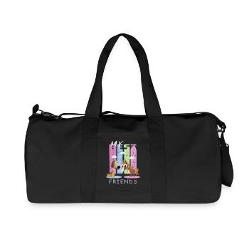 Horse and dog - Recycled Canvas Sports Bag by Stanley/Stella - black - Front
