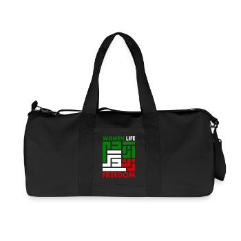 women life freedom Zan zendegi azadi - Sac de sport en toile recyclée Stanley/Stella - noir - Devant