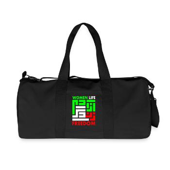 Women life freedom - Sac de sport en toile recyclée Stanley/Stella - noir - Devant