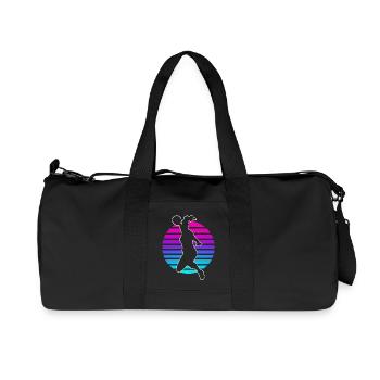 Handball Handball Player Women Handball - Recycled Canvas Sports Bag by Stanley/Stella - black - Front