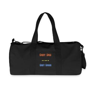 Gamerpapa Father's Day Gift - Recycled Canvas Sports Bag by Stanley/Stella - black - Front