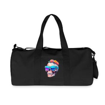 Skull - Recycled Canvas Sports Bag by Stanley/Stella - black - Front