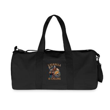 Valhalla is Calling - Recycled Canvas Sports Bag by Stanley/Stella - black - Front