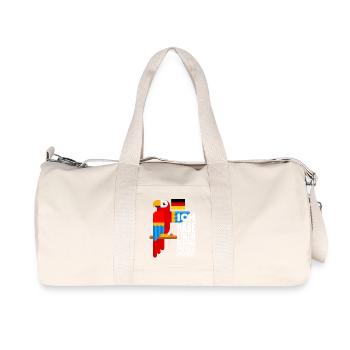Perroquet - Sac de sport en toile recyclée Stanley/Stella - blanc naturel - Devant