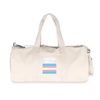 Trans ally - Recycelte Canvas-Sporttasche von Stanley/Stella - Naturweiß - Vorne