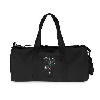 Kitesurfer Ikarus - Recycled Canvas Sports Bag by Stanley/Stella - black - Front