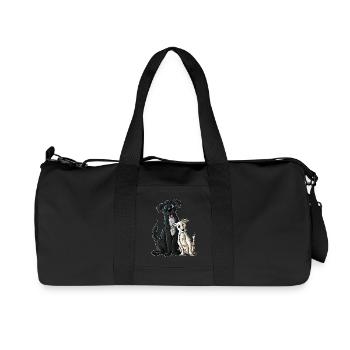 Canine - Sac de sport en toile recyclée Stanley/Stella - noir - Devant