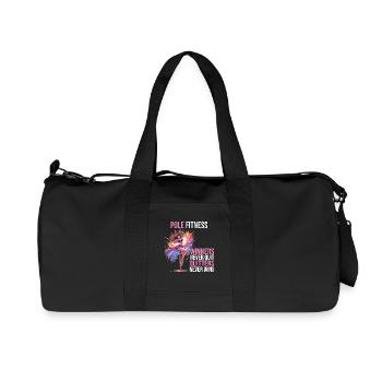 Pole dance - Winners never out Quitters never wins - Recycled Canvas Sports Bag by Stanley/Stella - black - Front