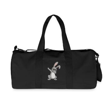 Easter Bunny Dab Easter - Recycled Canvas Sports Bag by Stanley/Stella - black - Front