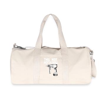 This Is Not A Drill - Recycled Canvas Sports Bag by Stanley/Stella - natural - Front
