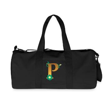 P - Recycled Canvas Sports Bag by Stanley/Stella - black - Front