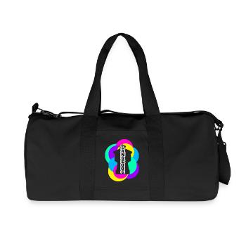 Wasserturm Langeoog bunt - Recycelte Canvas-Sporttasche von Stanley/Stella - Schwarz - Vorne